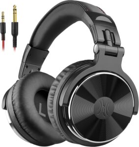Best Over‑Ear Headphones – OneOdio wired studio monitor 50mm drivers with dual jacks