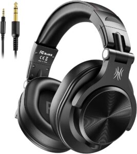 Best Over‑Ear Headphones – OneOdio A71 wired studio recording with SharePort and 3.5/6.35mm